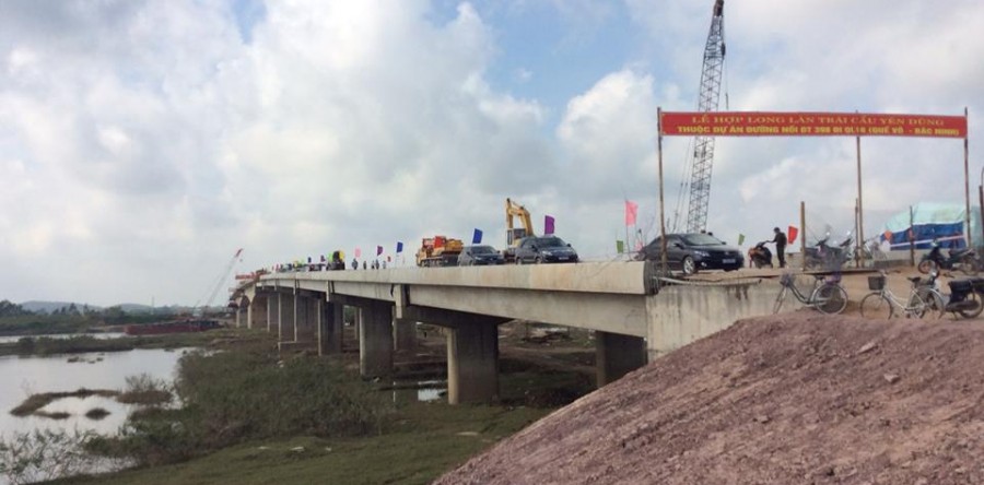 Công trình Cầu Yên Dũng – Bắc Giang.
