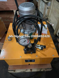Bơm điện thủy lực 1 pha công suất cao thùng dầu dung tích 80 lít